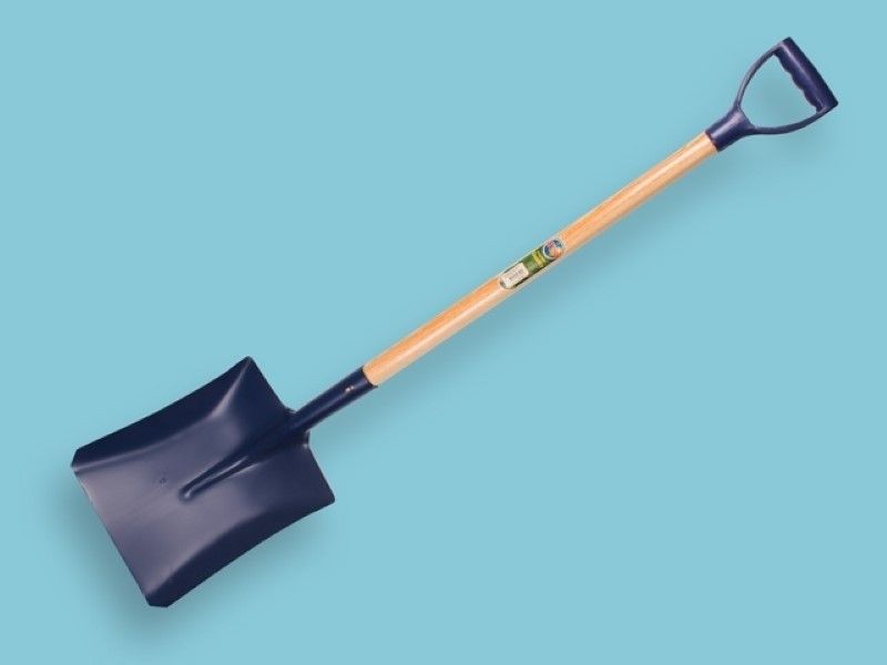 Ballastschop Offner staal blauw met 95cm PD-steel