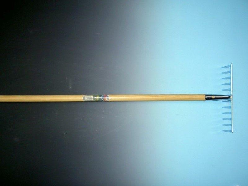 Tuinhark verzinkt 12 tands met steel 150cm