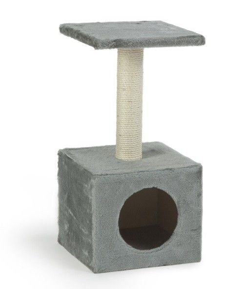 Beeztees krabpaal Christa grijs 30x30x60cm