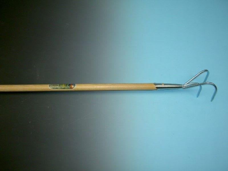 Krabber 3 tands met 150cm steel