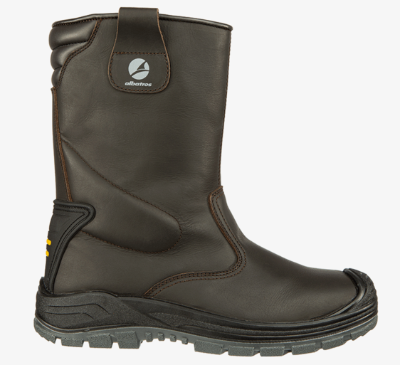 Leren veiligheidslaars gevoerd Albatros Rigger SCR