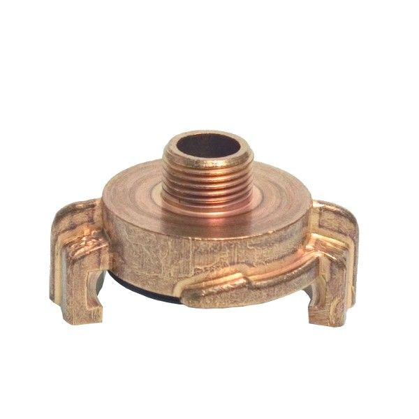 Geka messing snelkoppeling, buitendraad 1 inch