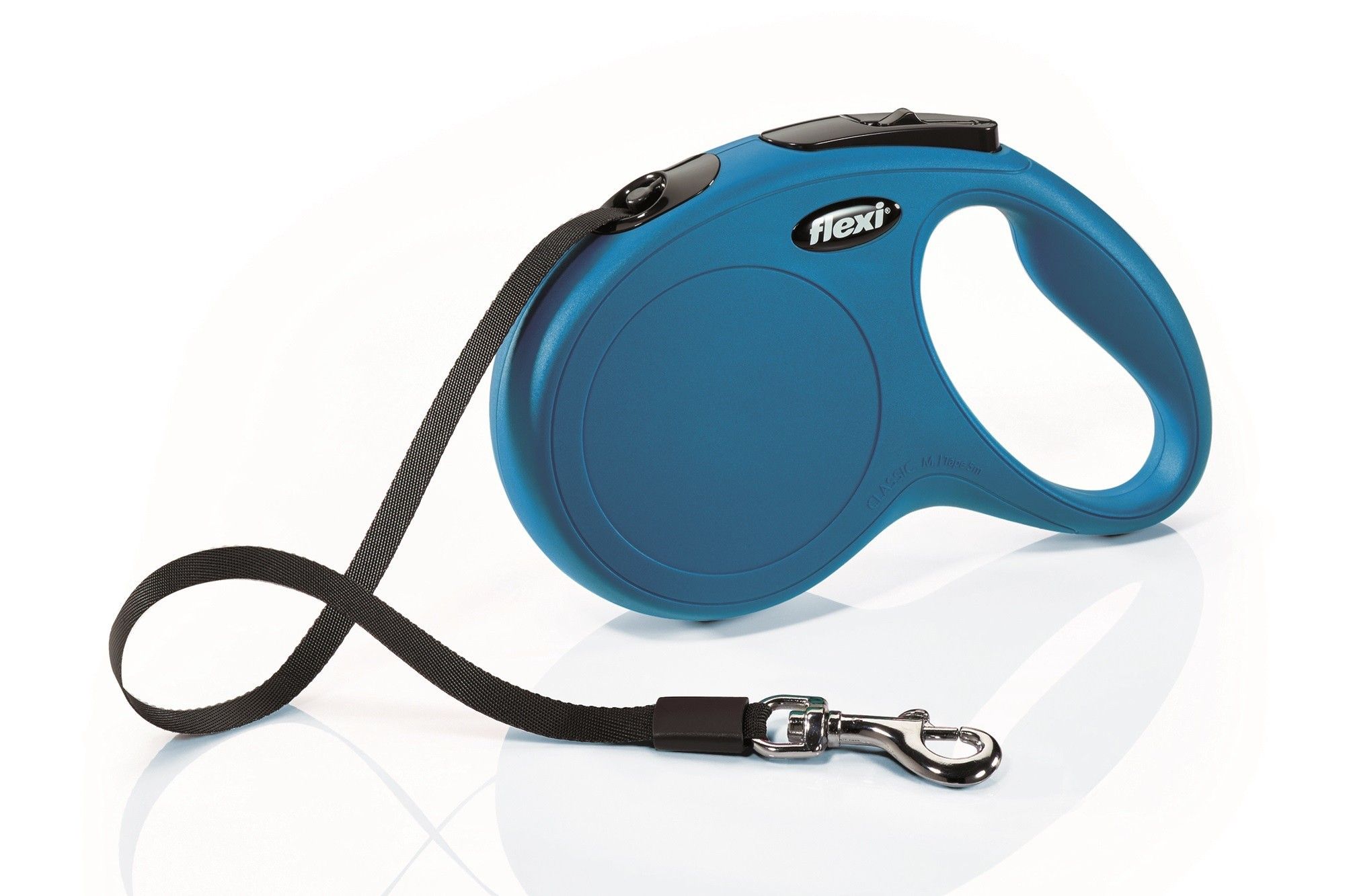 Flexi lijn New Classic bandlijn 5 mtr blauw