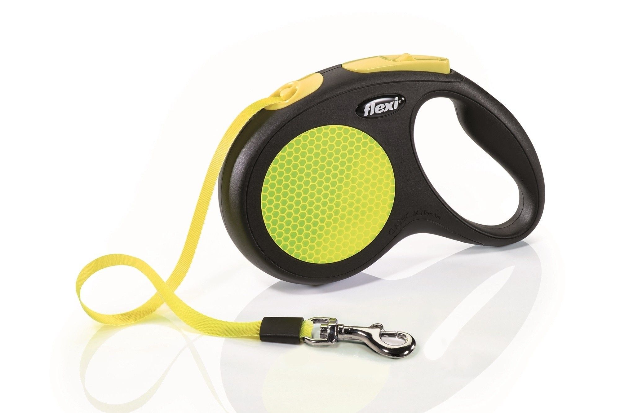 Flexi lijn New Classic Neon Band 5mtr reflecterend