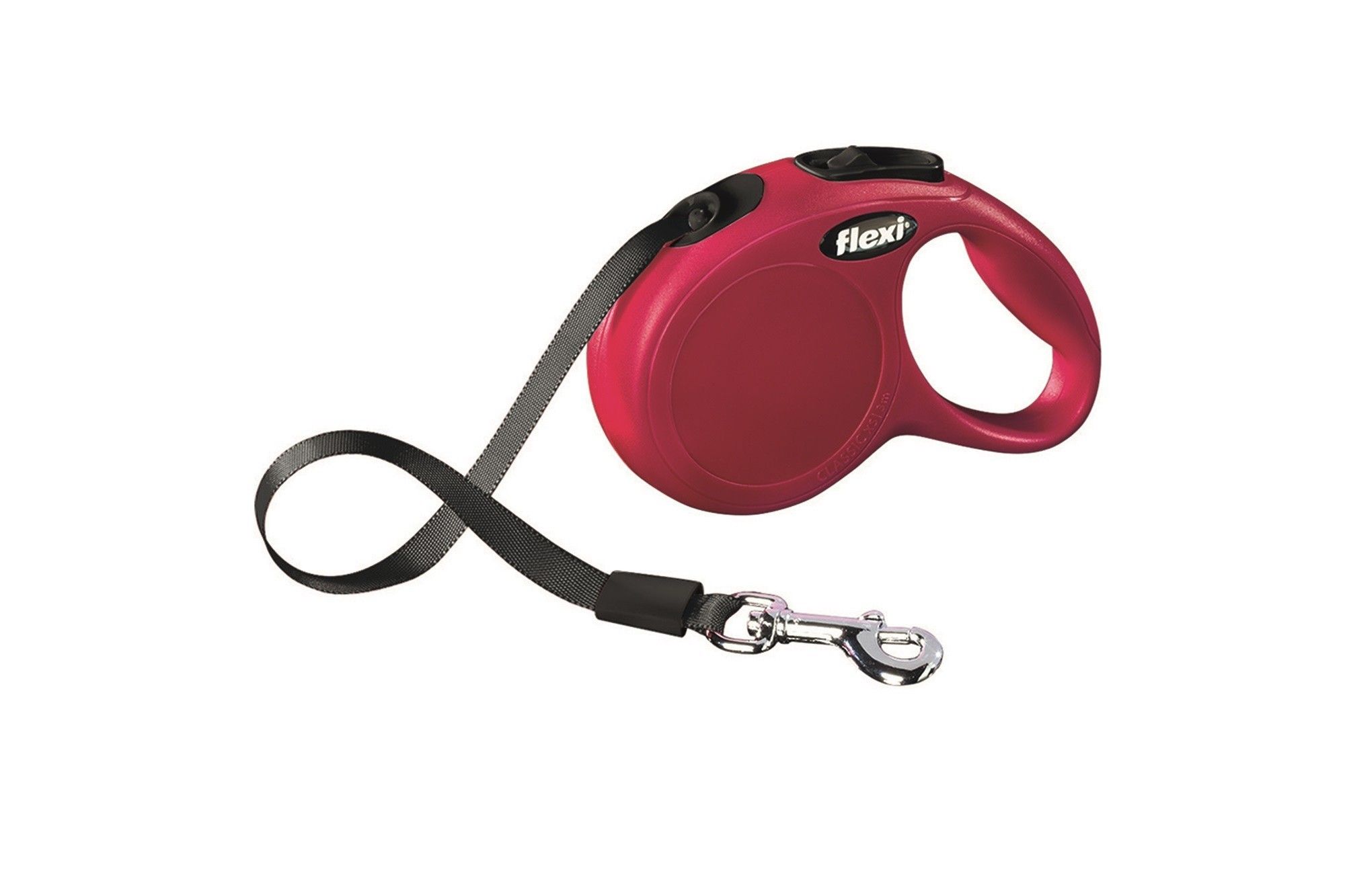 Flexi lijn New Classic band 3 mtr rood mt XS