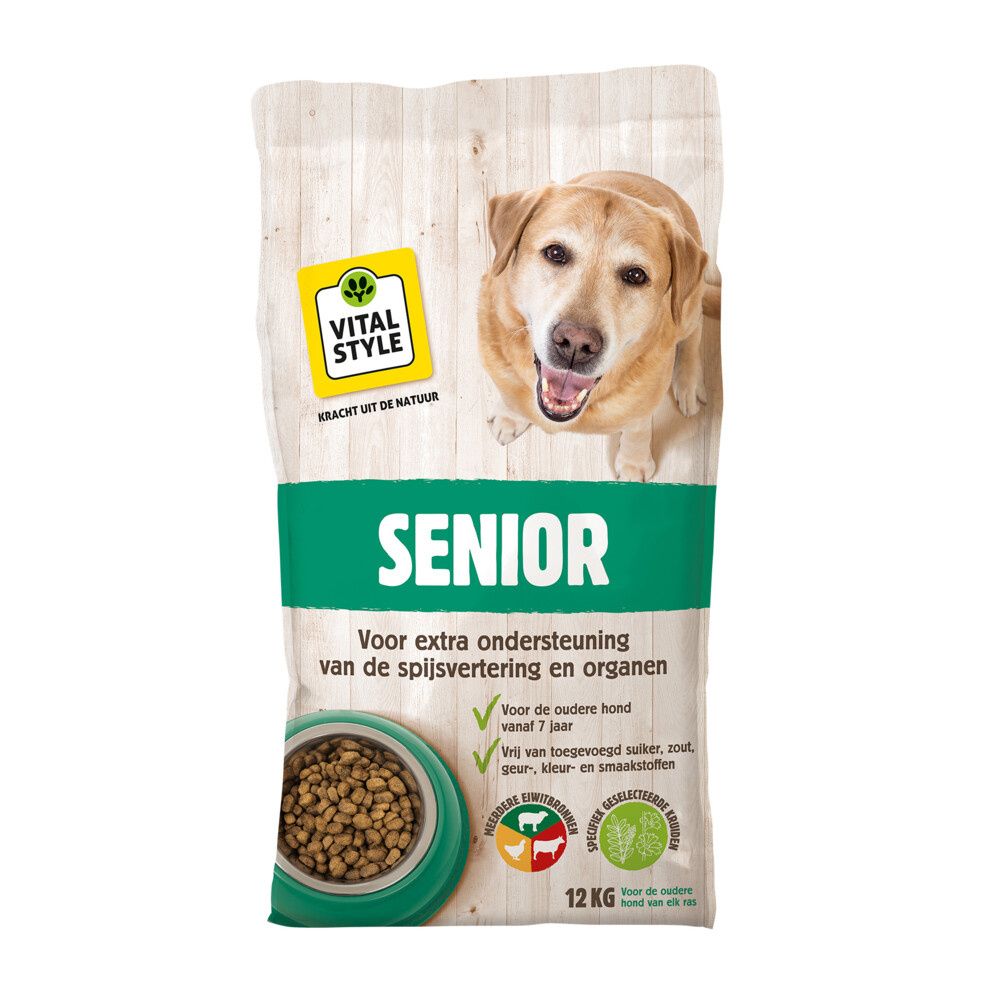 VITALstyle hondenvoer Senior 12kg