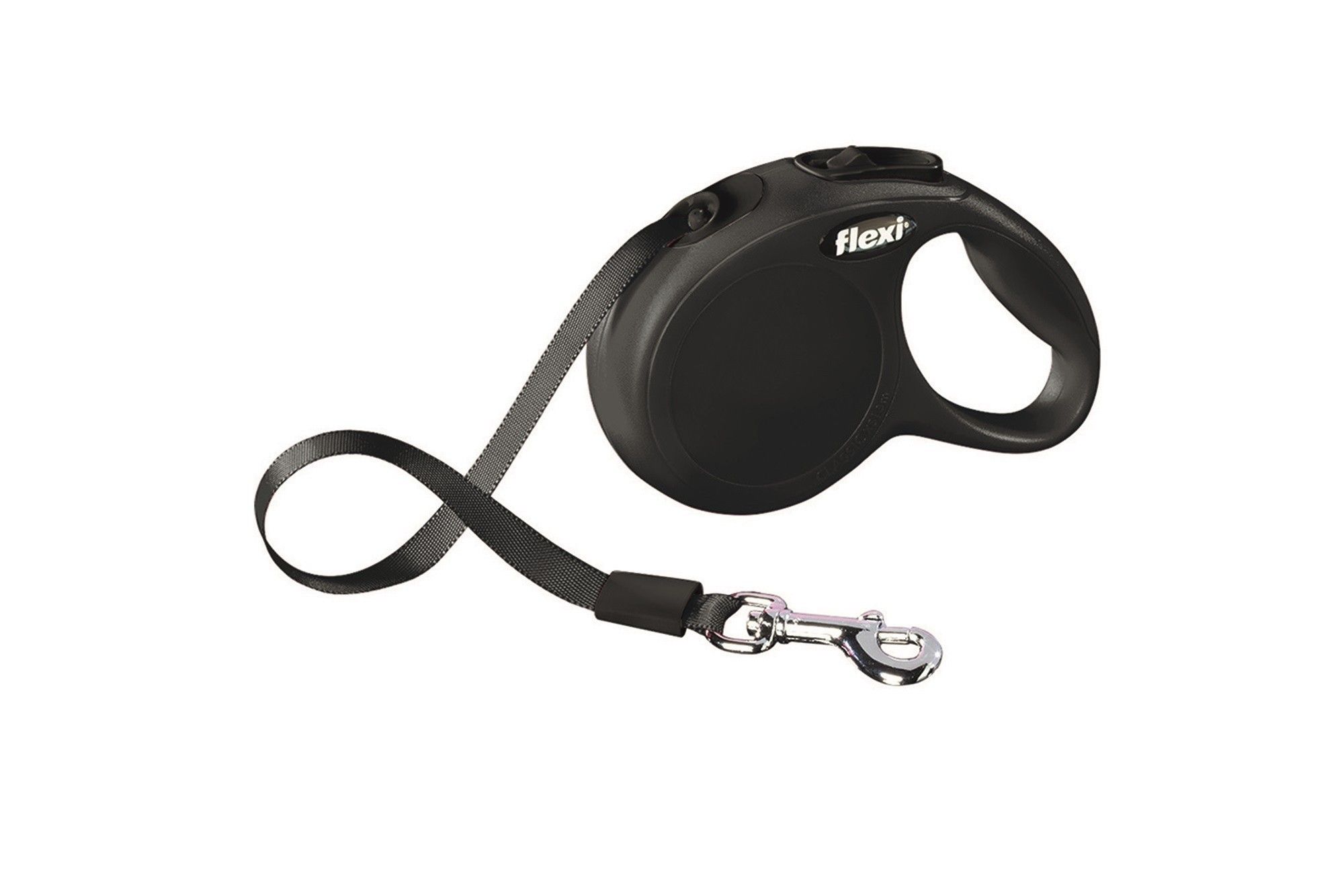 Flexi lijn New Classic band 3 mtr zwart mt XS