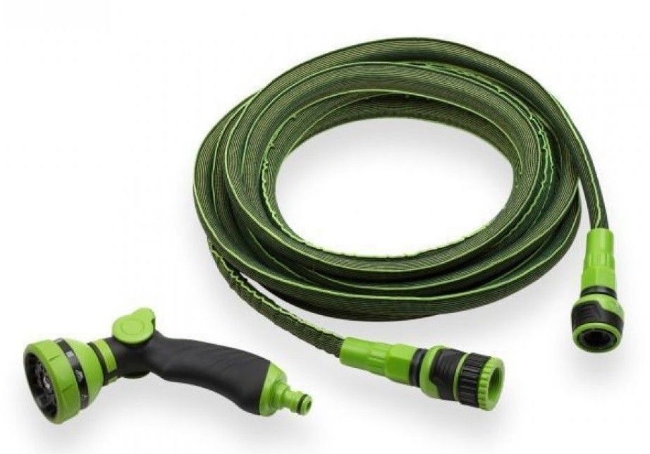 Flexibele tuinslang 'stretch' groen 15 tot 30mtr