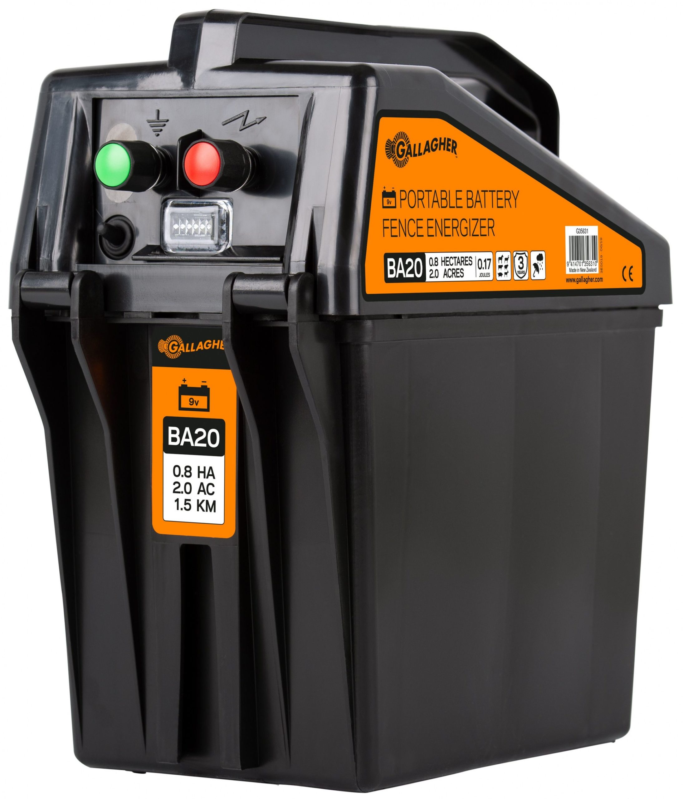 Gallagher BA20 batterij schrikdraadapparaat