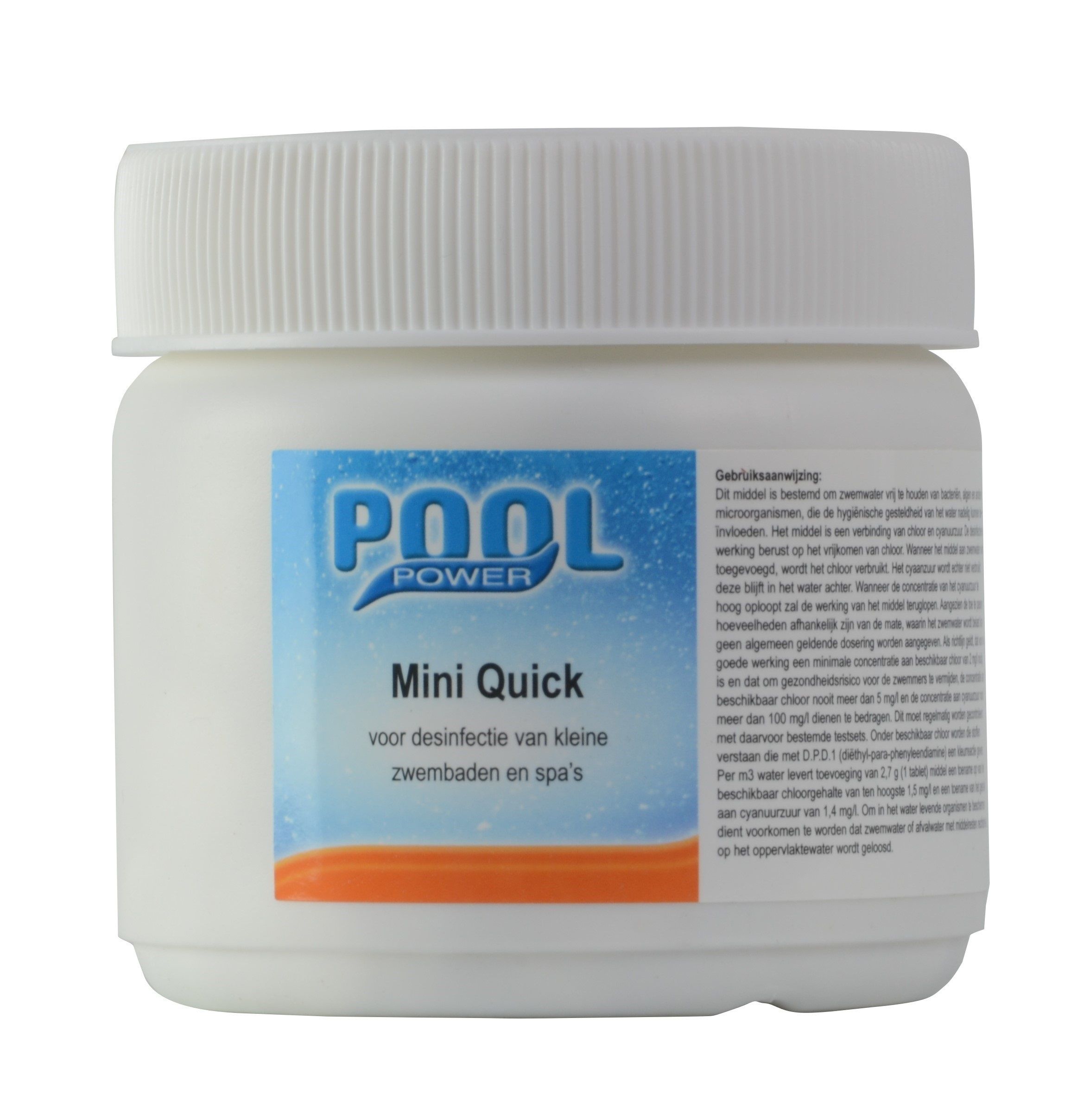 Pool Power Mini Quick zwembad chloortabletten 0,5 kg