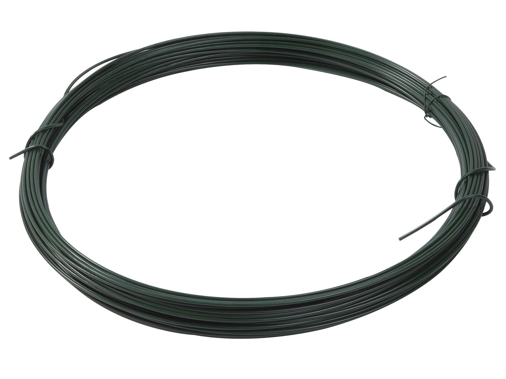 Spandraad groen geplastificeerd 3.8mm x 100mtr