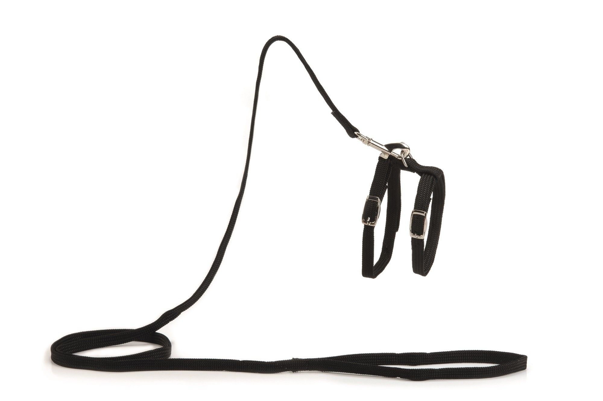 Kattentuig met 130cm looplijn zwart Beeztees