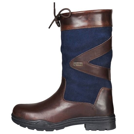 Horka Greenwich leren outdoorlaars blauw/bruin