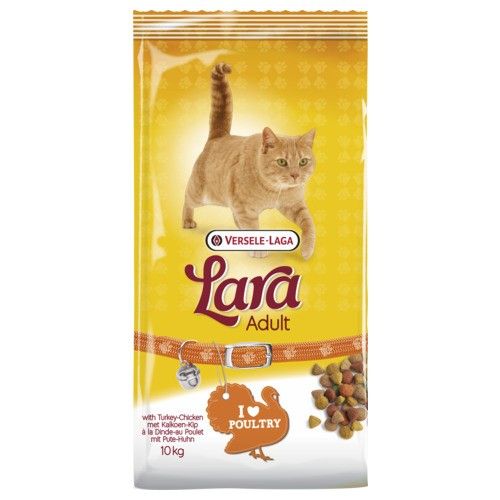 Lara kattenvoer Adult Kalkoen-Kip 10 kg