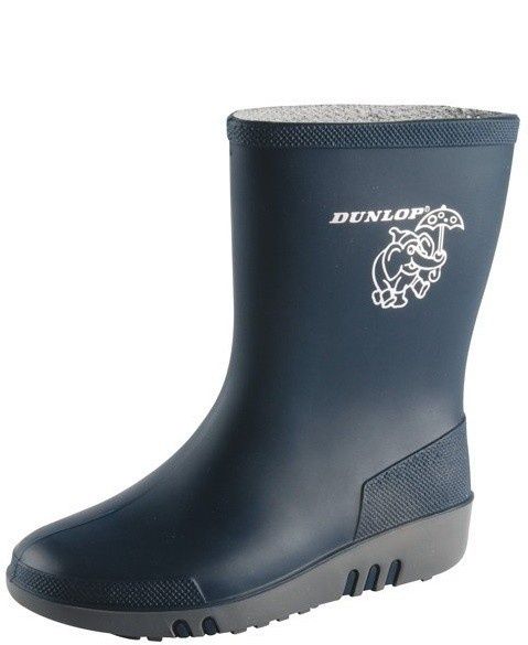 Kinderlaars Dunlop mini PVC blauw
