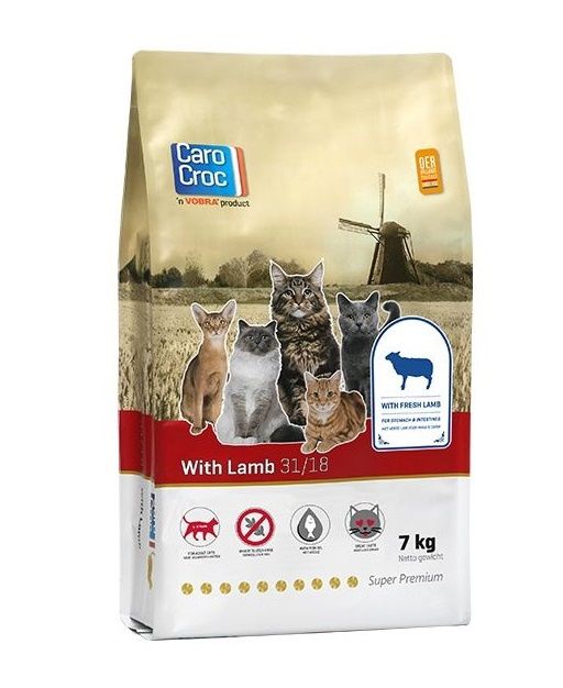 Carocroc kattenvoer Lam 7 kg