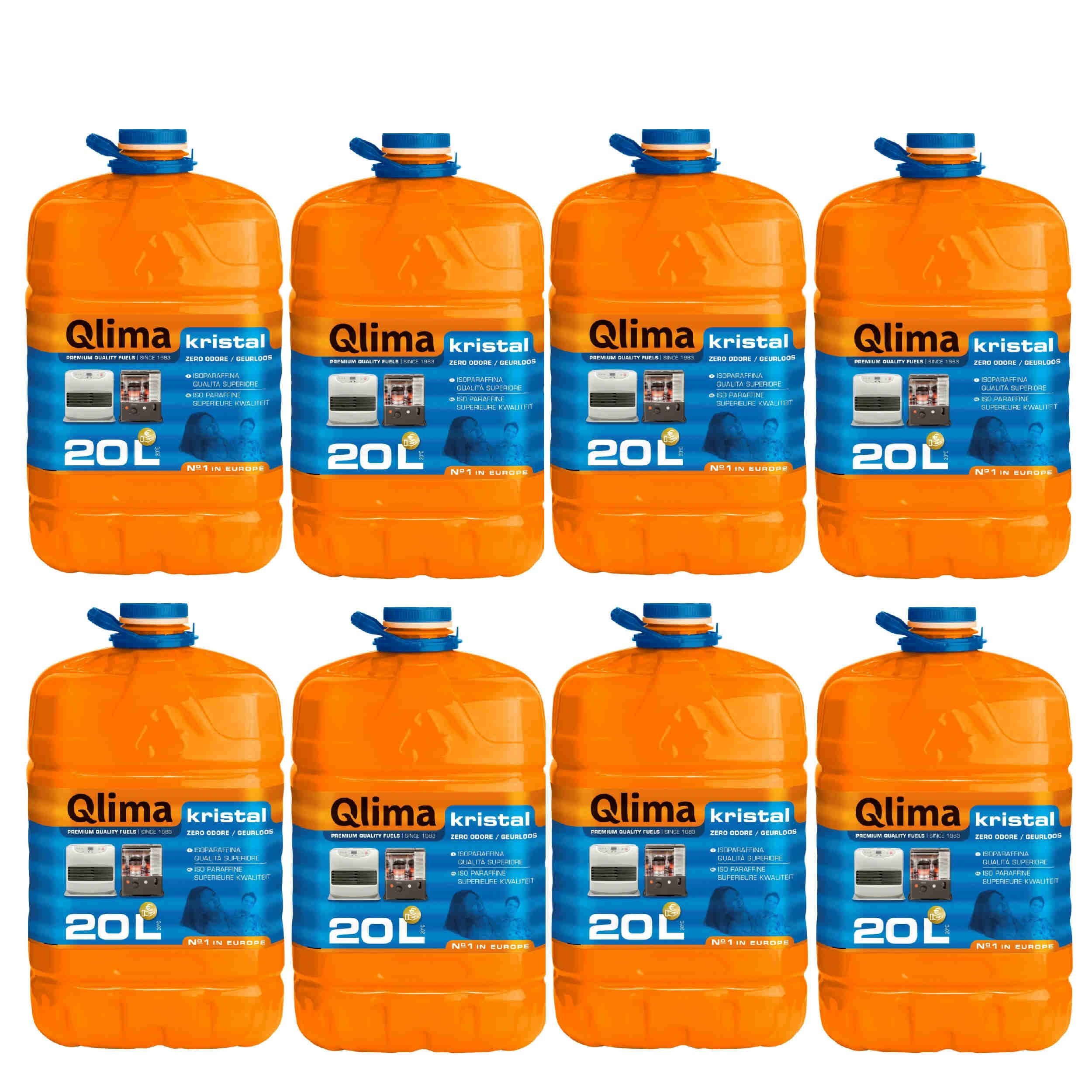 Qlima Kristal premium kachelbrandstof 20ltr 8 stuks