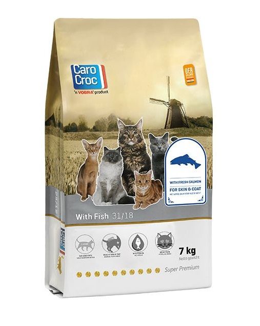 Carocroc kattenvoer Vis 7 kg
