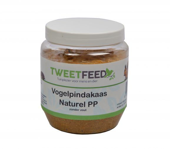 Vogelpindakaas Tweedfeed naturel 350 gram 12 stuks