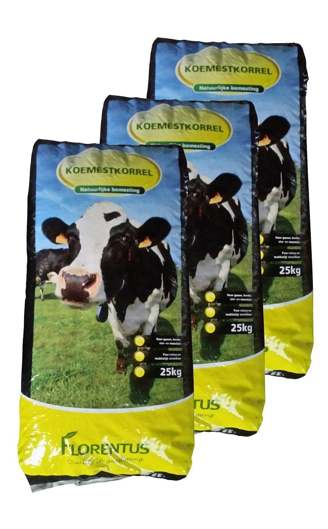 Koemestkorrel 3 x 25kg (75kg)