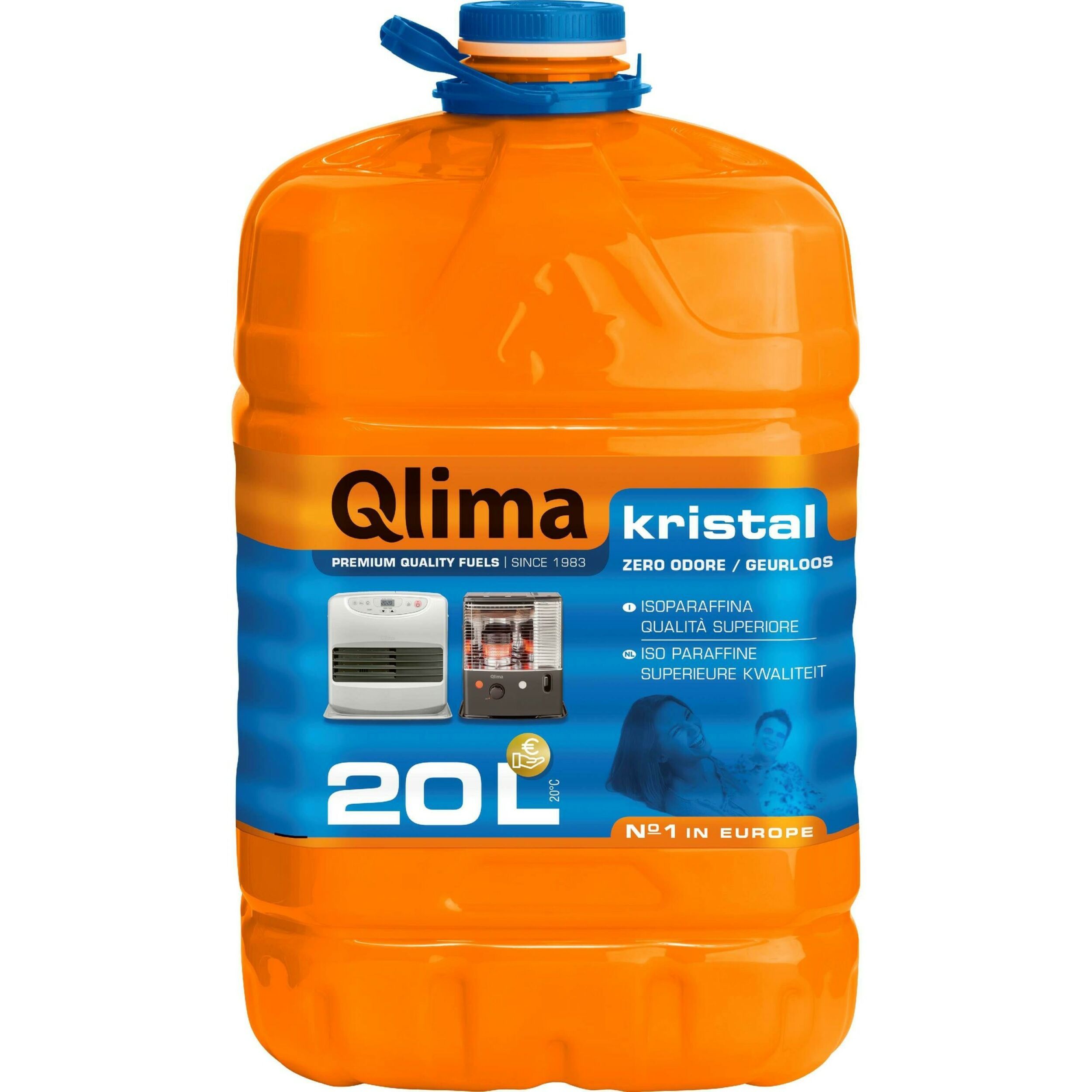 Qlima Kristal premium kachelbrandstof 20ltr