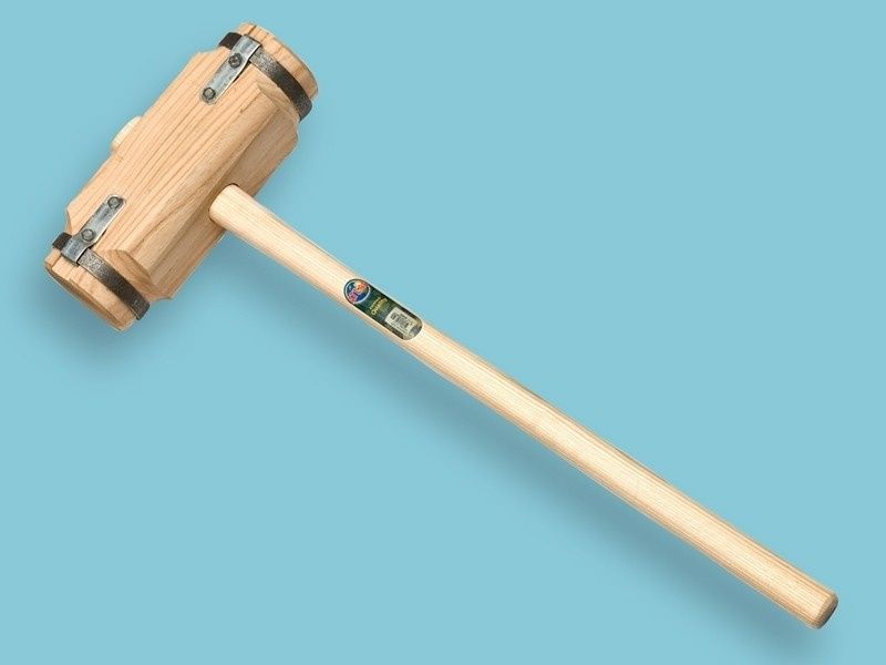 Houten sleg / tuinhamer Fries model met 110cm steel