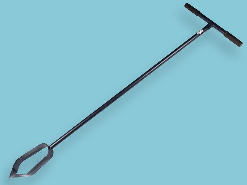 Grondboor / palenboor gesmeed en gehard 12cm