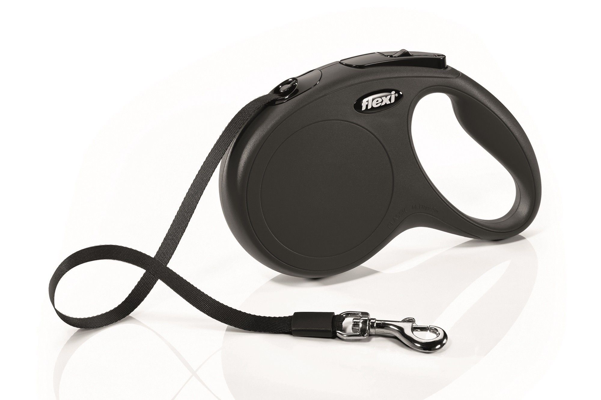 Flexi lijn New Classic Band 5mtr Zwart