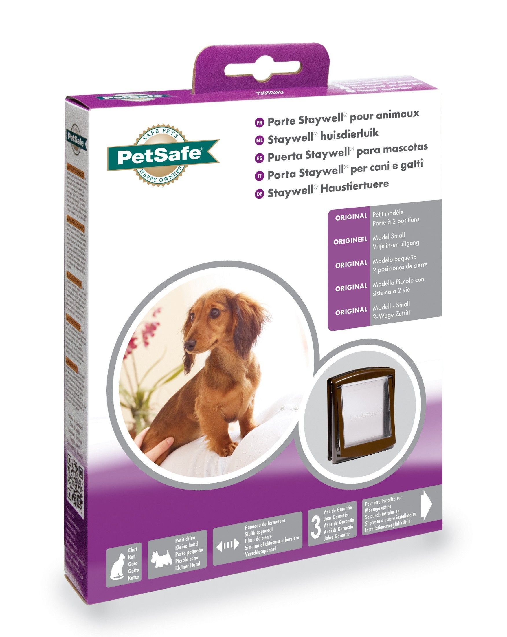 Kattenluik Petsafe 730 Small bruin