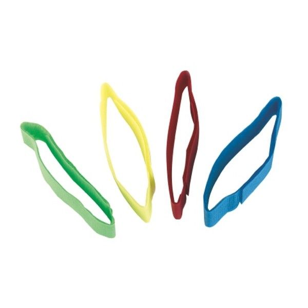 Enkelband/herkenningsband met klitterband 10 stuks