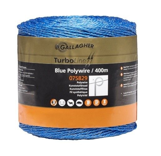 Turboline schrikdraad Gallagher blauw 400mtr