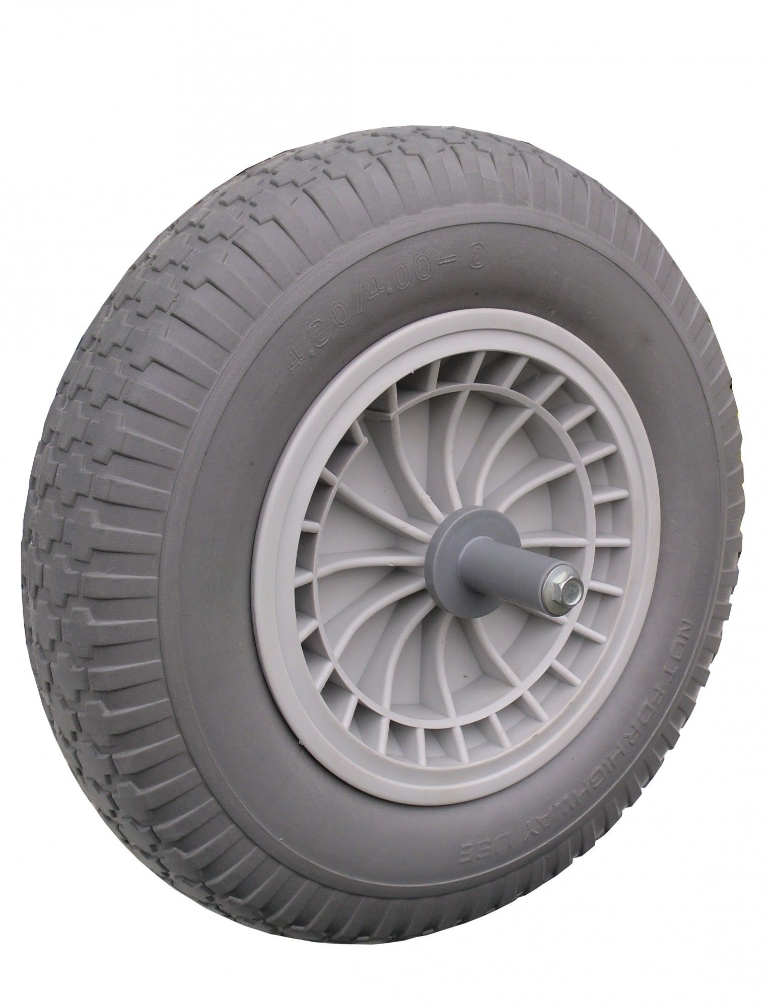 Kruiwagen wiel anti lek met 20cm as