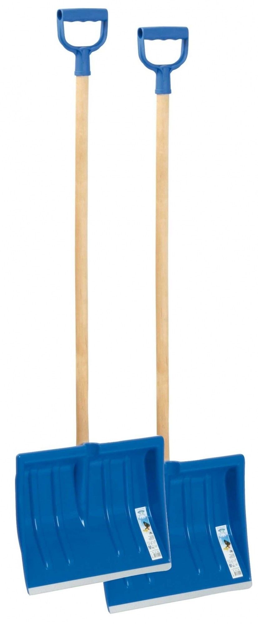 Sneeuwschep kunststof met D-steel 2 stuks