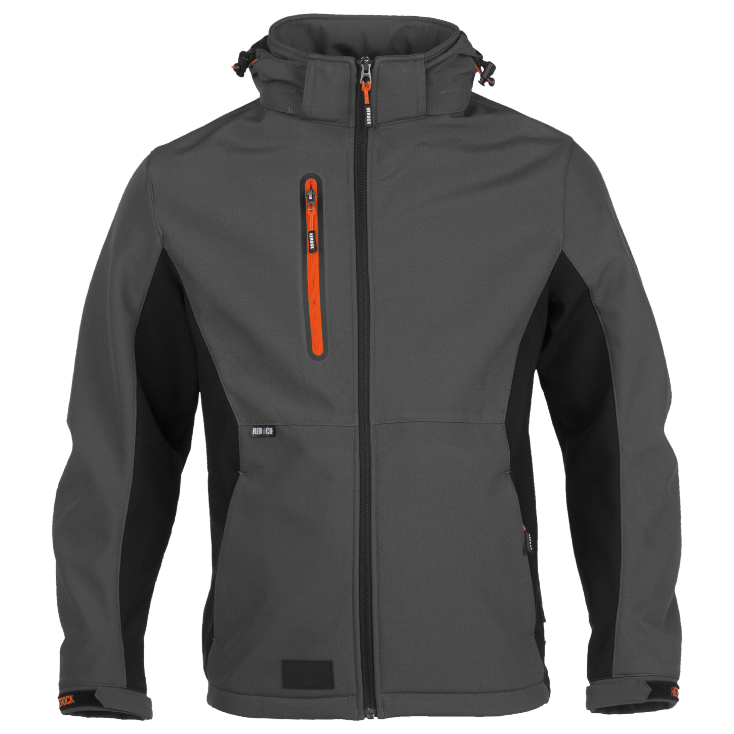 Herock Trystan Softshell jas antraciet/zwart