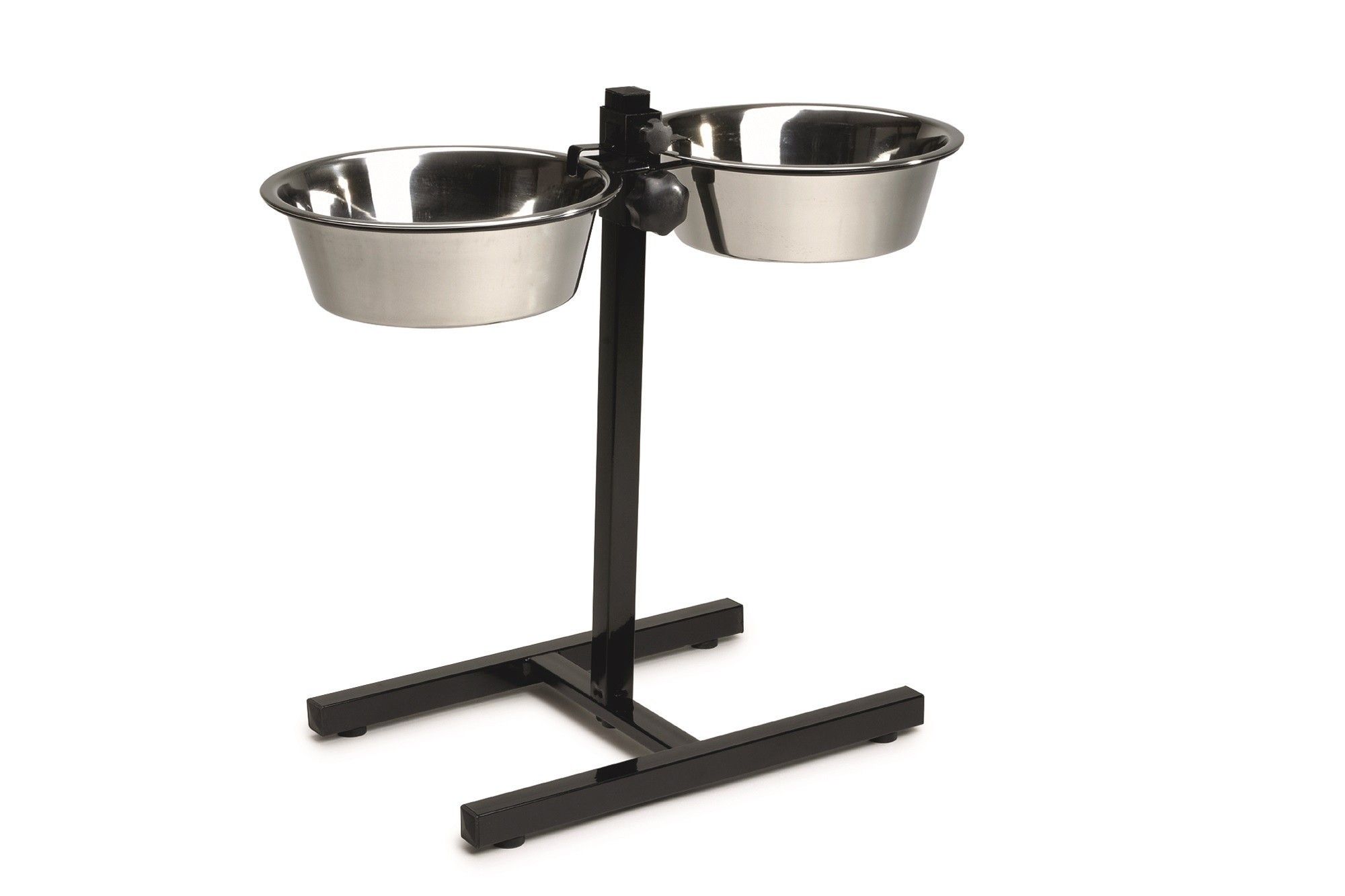 Beeztees hondenstandaard met voer en waterbak 25cm