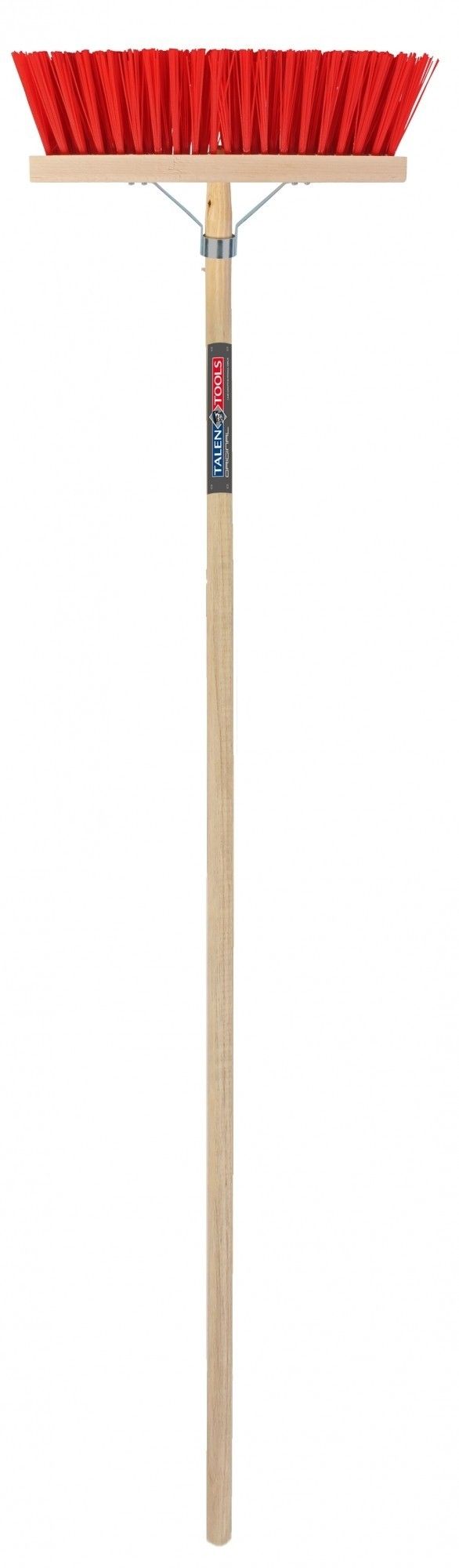 Bezem kunststofvezel 35cm met steel