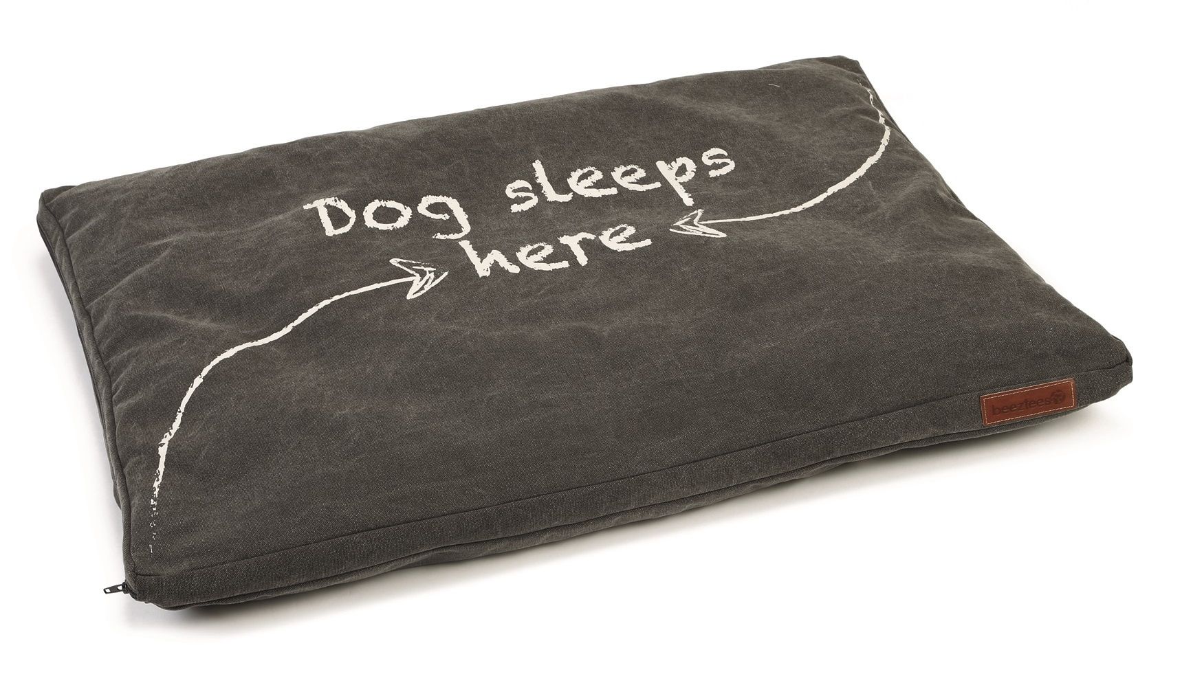 Beeztees hondenkussen Dorino canvas grijs 94x64x4cm