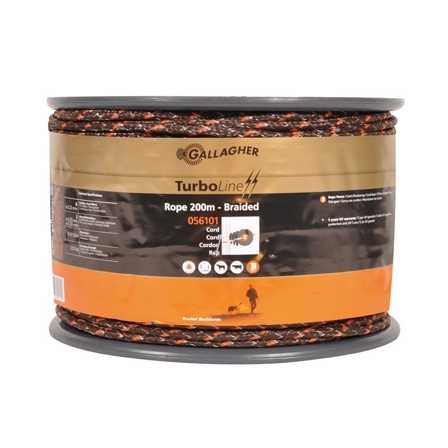 Schrikdraad koord Gallagher TurboLine terra 200mtr