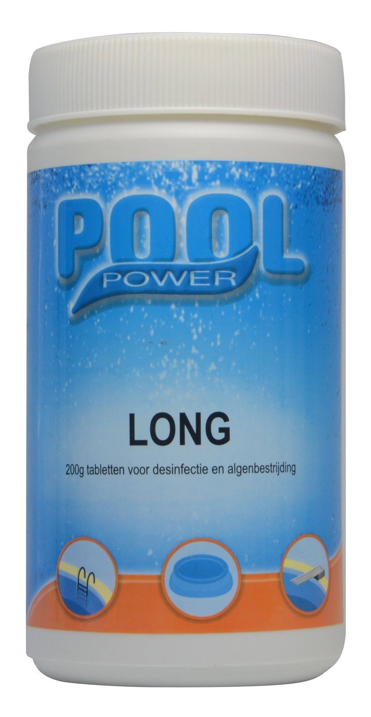 Pool Power long zwembad chloortabletten 1kg