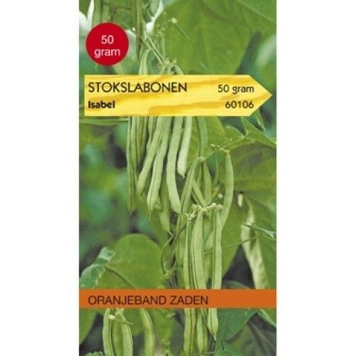 Stokslabonen Isabel Oranjeband