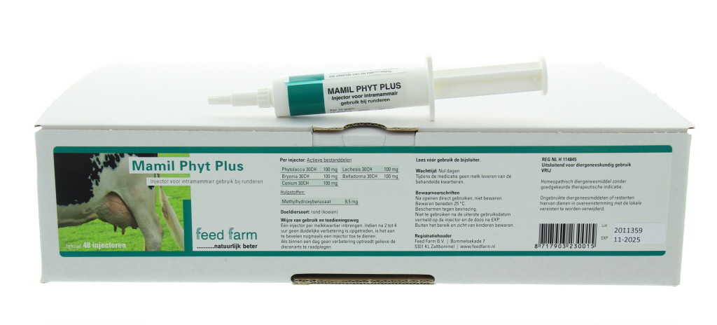 Mamil Phyt Plus Mastitis injectoren 48 stuks