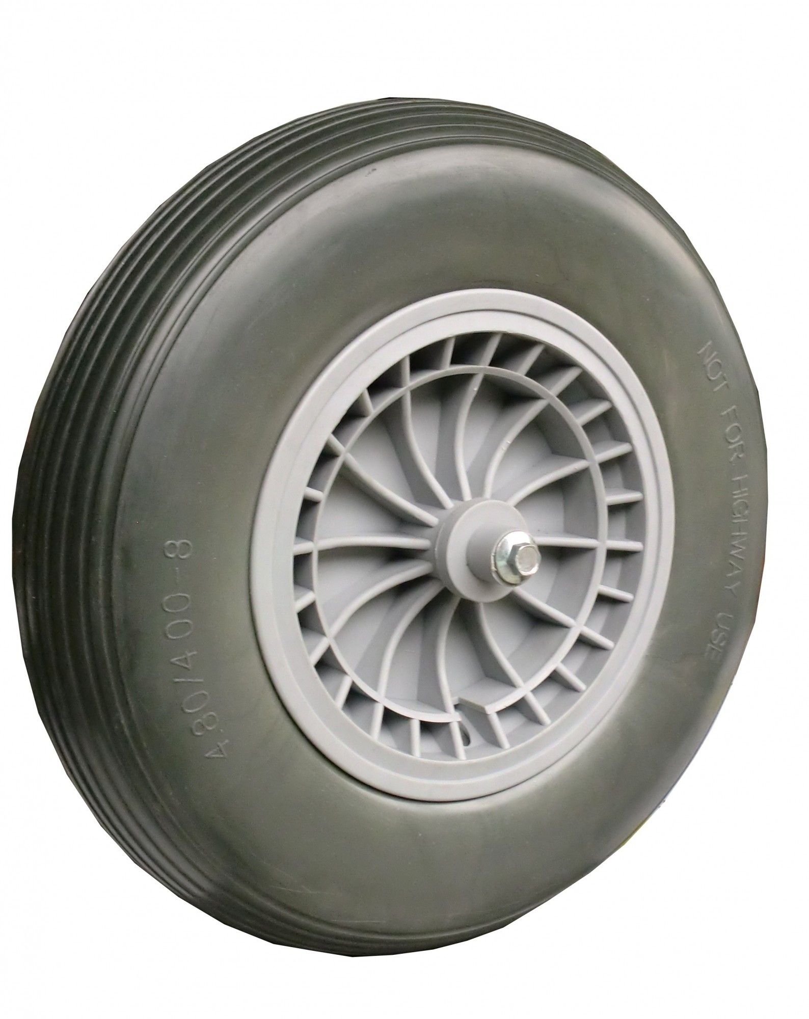 Kruiwagenwiel anti lek met 13cm as