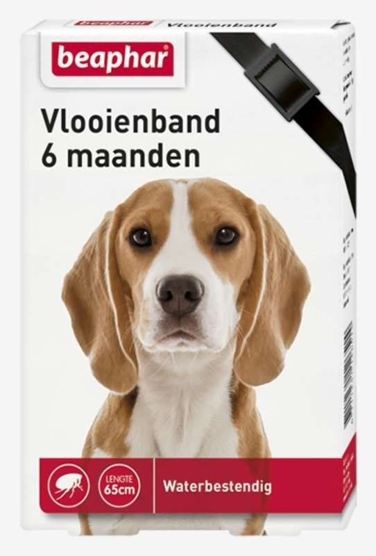 Beaphar vlooienband hond zwart