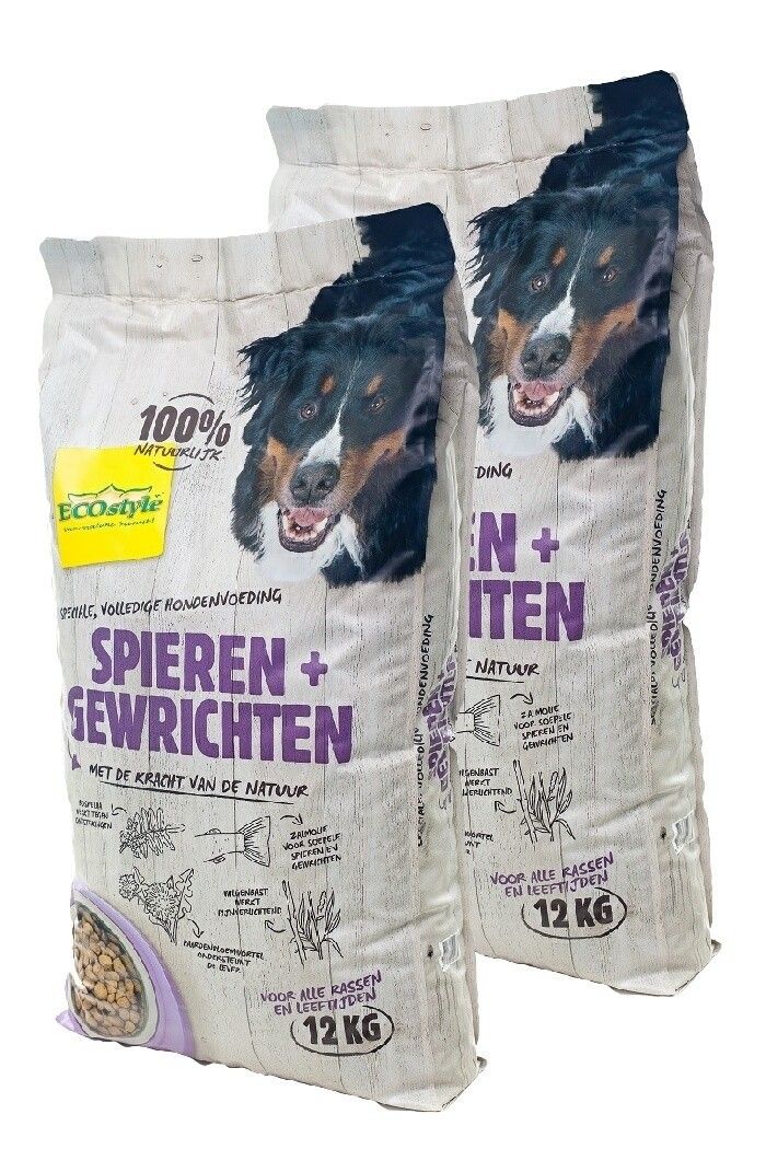 VITALstyle hondenvoer Spieren en Gewrichten duopack 2x12kg
