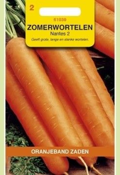 Zomerwortelen Nantes 2 Oranjeband
