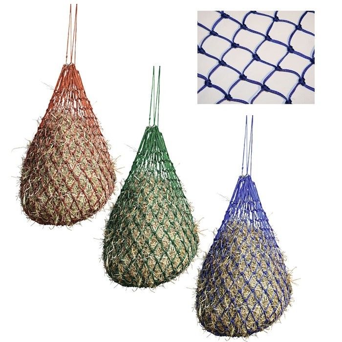 Hooinet blauw fijnmazig met ophangringen