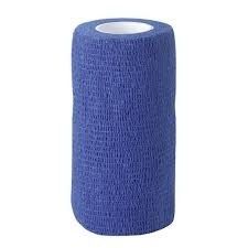 Zelfklevende bandage Equilastic 10cm blauw