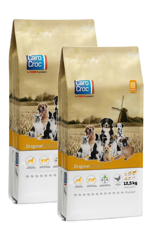 Carocroc Original hondenvoer 2 x 12.5 kg